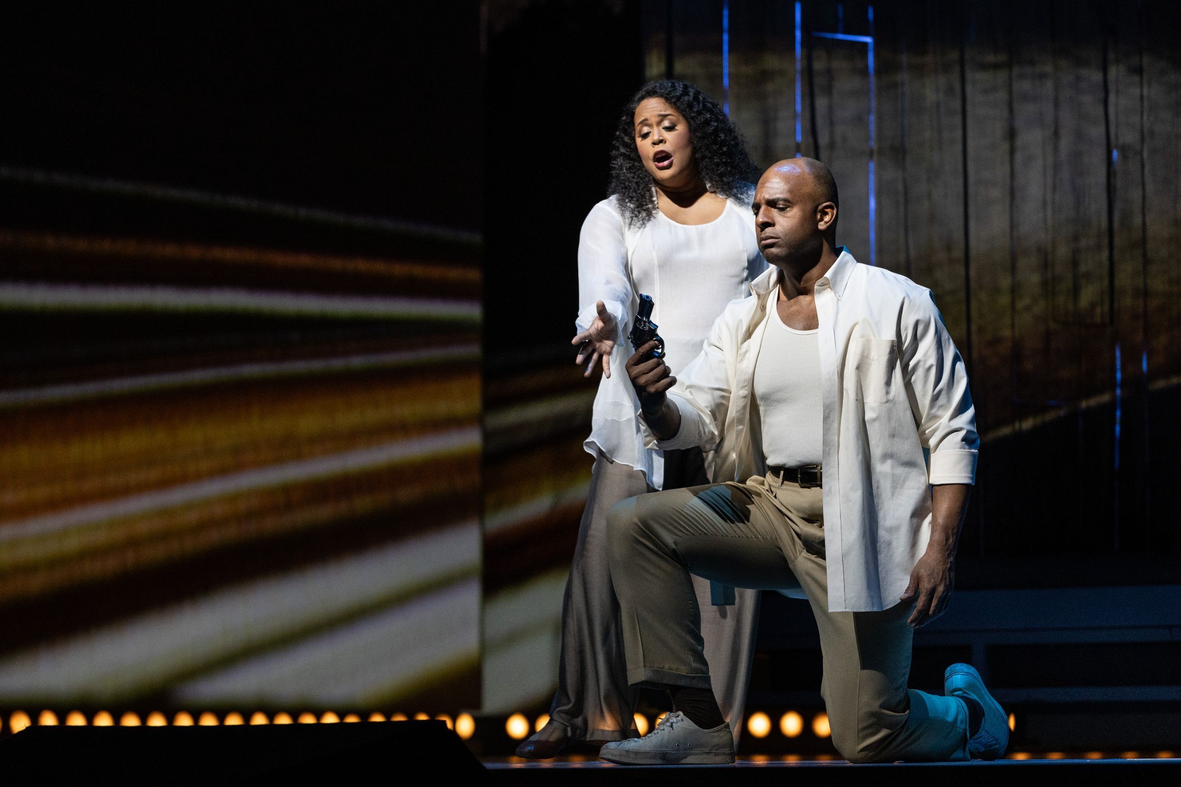 Brittany Renee (Destiny) and Ryan Speedo Green (Charles) &copy; Marty Sohl | Met Opera
