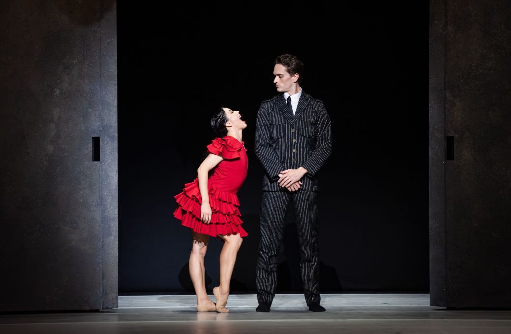 Jill Ogai as Carmen and Callum Linnane as Don José in Johan Inger's <i>Carmen</i> © Daniel Boud