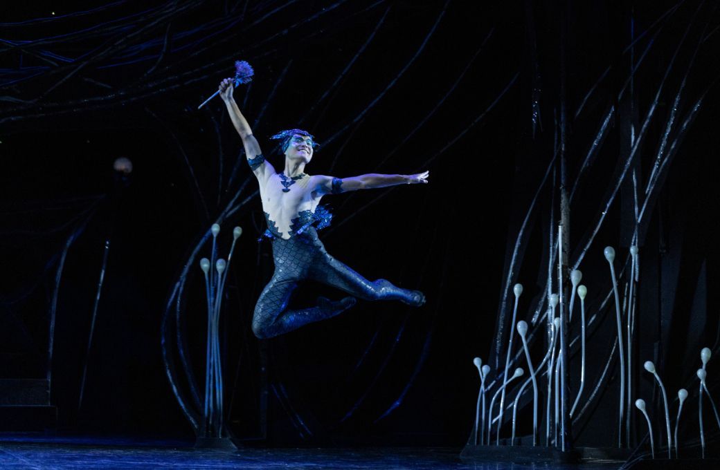 Kohei Iwamoto as Puck in Liam Scarlett's <i>A Midsummer Night's Dream</i> © David Kelly