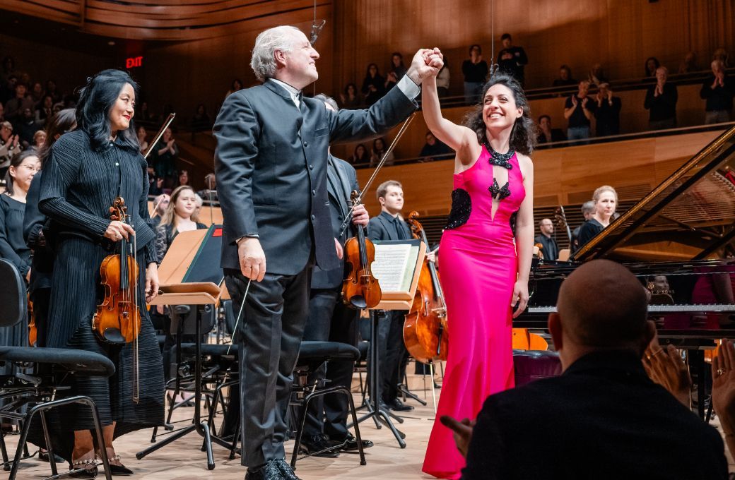 Manfred Honeck and Beatrice Rana &copy; Brandon Patoc
