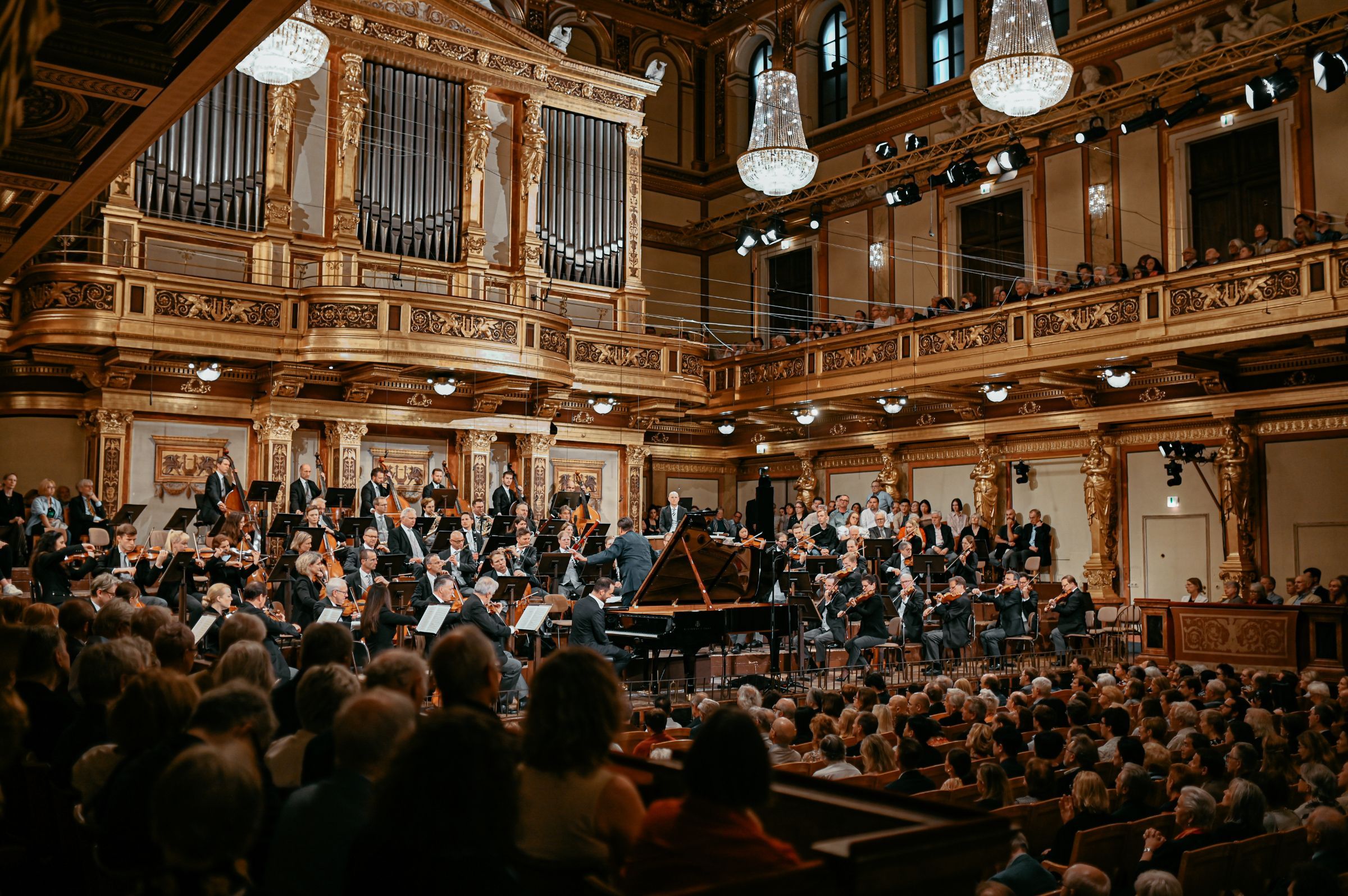 The Vienna Philharmonic in the Großer Saal &copy; Amar Mehmedinovic | Musikverein Wien