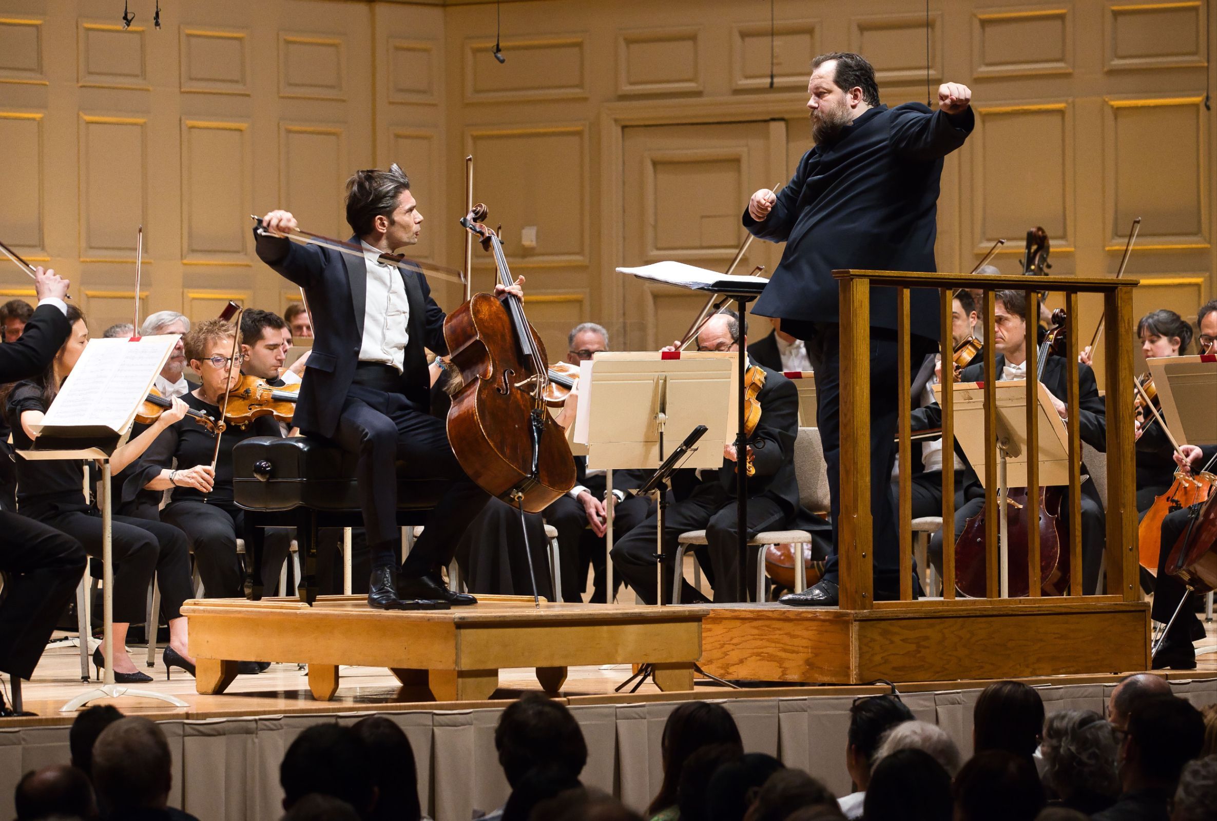 Gautier Capuçon with Andris Nelsons and the Boston Symphony Orchestra © Hilary Scott