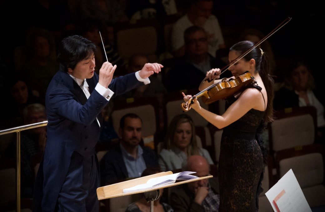 Kazuki Yamada y Sara Ferr&aacute;ndez &copy; Rafa Mart&iacute;n | OCNE