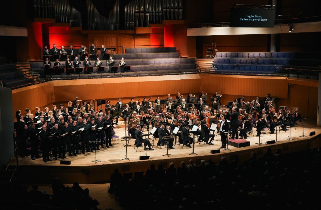 Sir Mark Elder conducts <i>Simon Boccanegra</i> © David Hughes, The Hallé