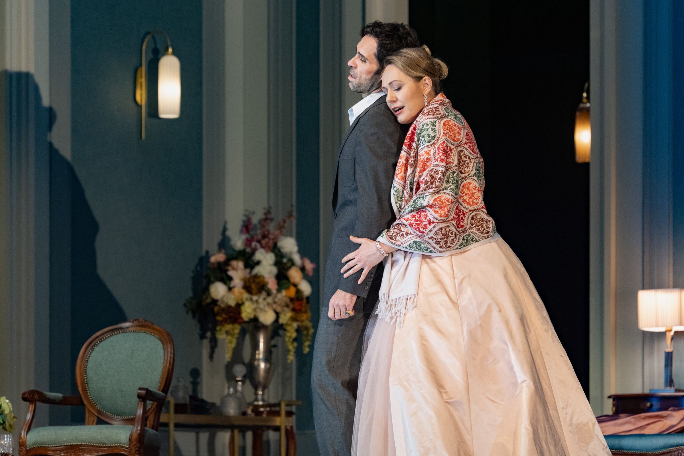 Ismael Jordi (Roberto) and Angela Brower (Sara) &copy; Ben van Duin | Dutch National Opera