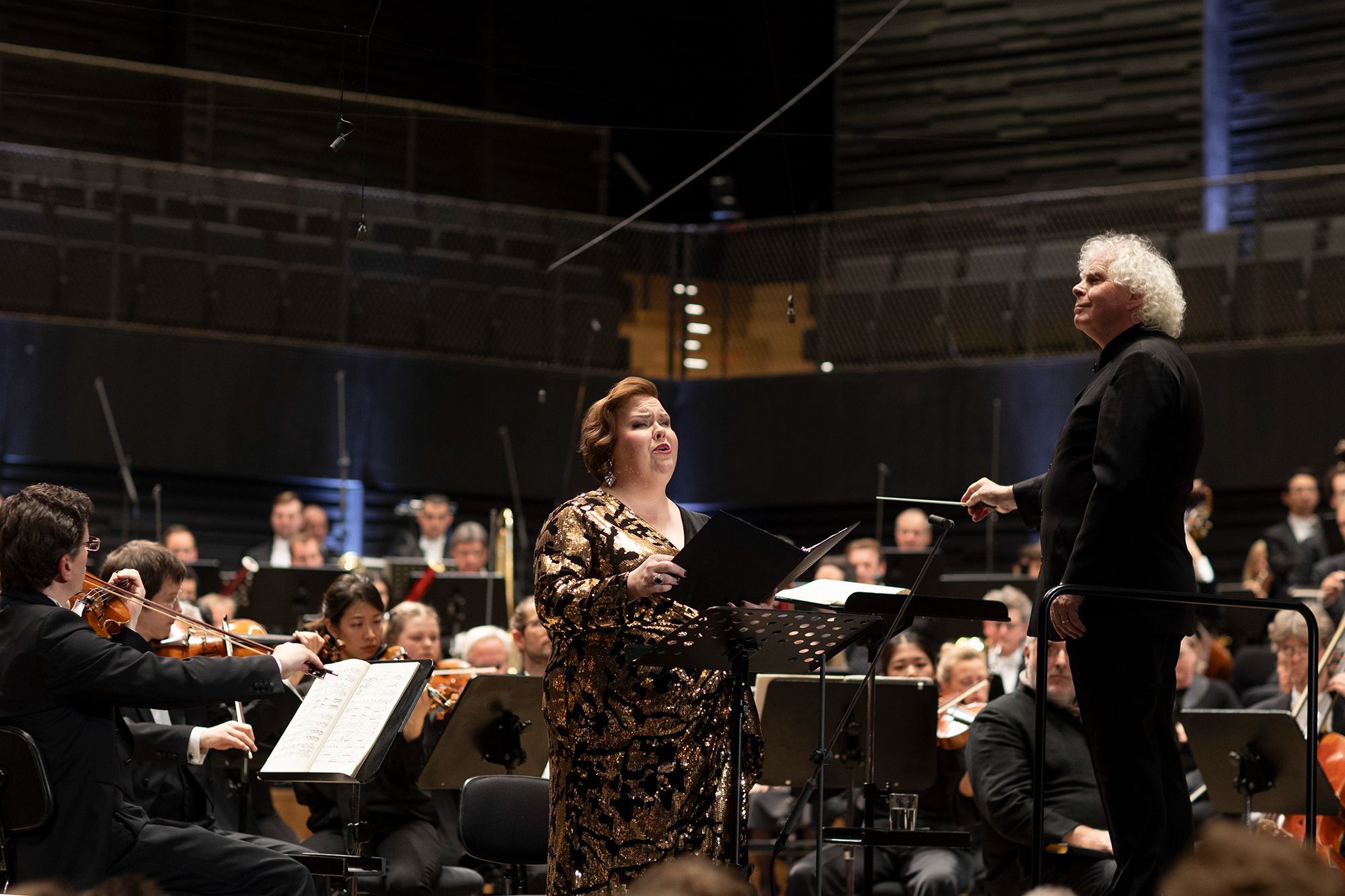 Jamie Barton und Simon Rattle © BR | Astrid Ackermann