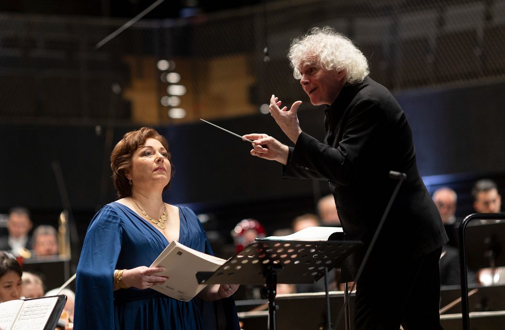 Dorothea Röschmann und Simon Rattle © BR | Astrid Ackermann