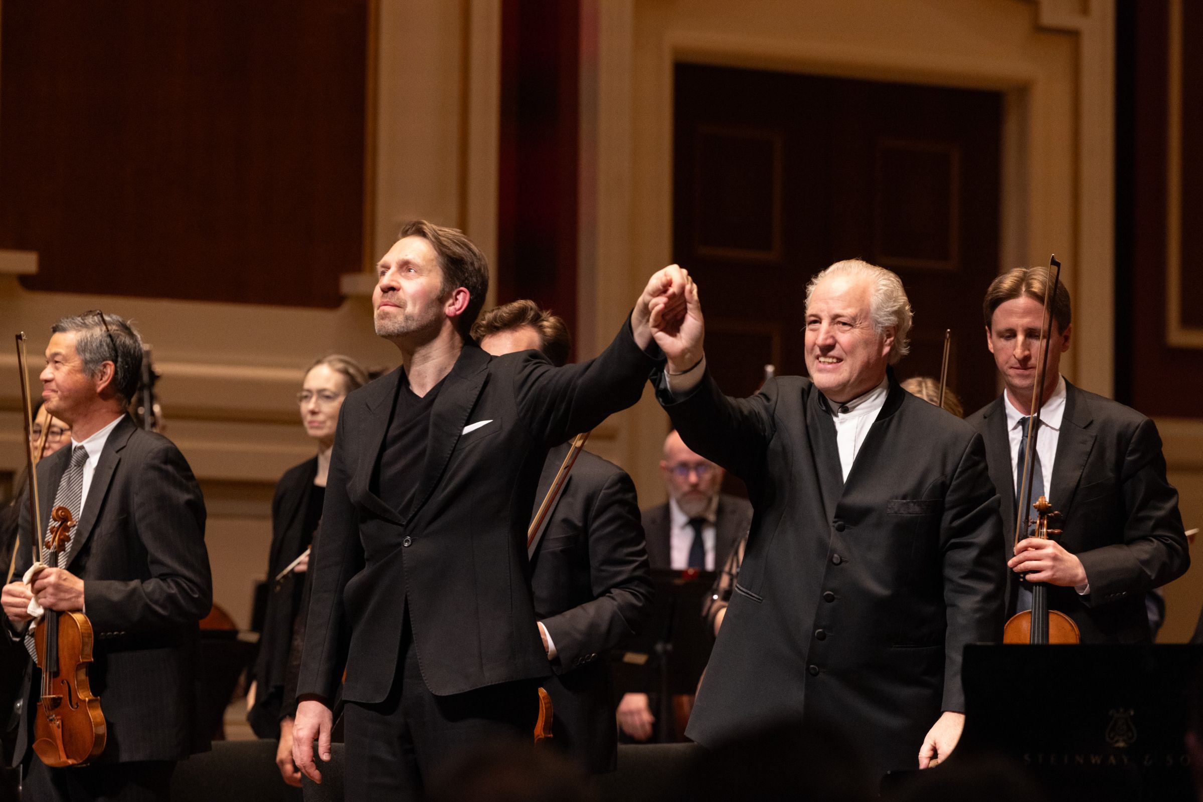 Leif Ove Andsnes and Manfred Honeck &copy; George Lange
