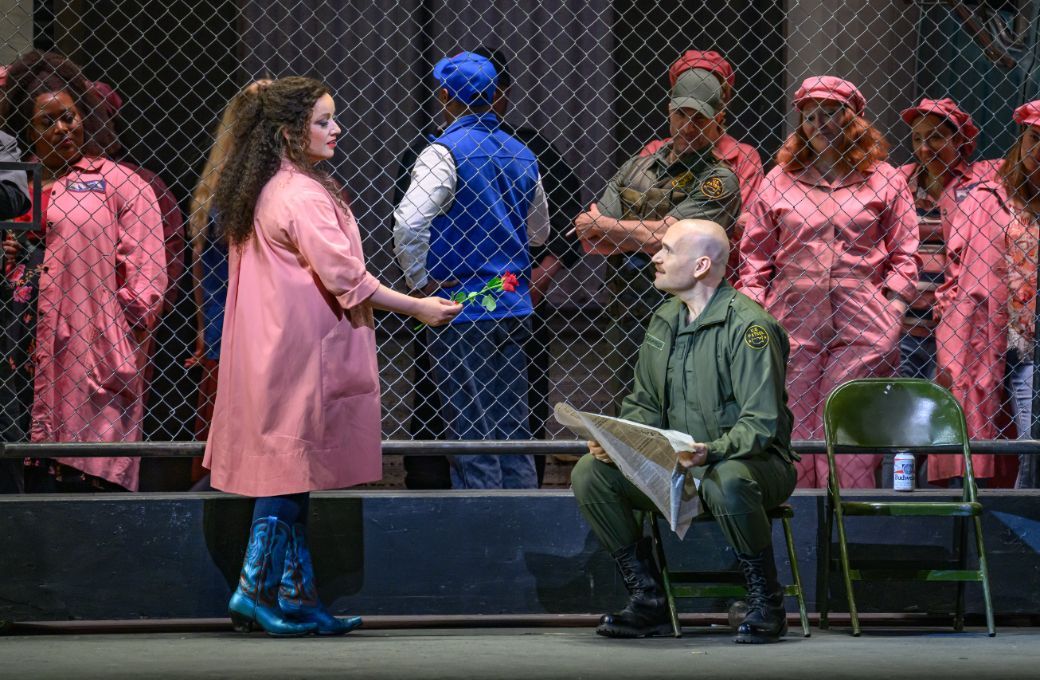 Clémentine Margaine (Carmen) and Michael Fabiano (Don José) &copy; Nina Wurtzel | Met Opera