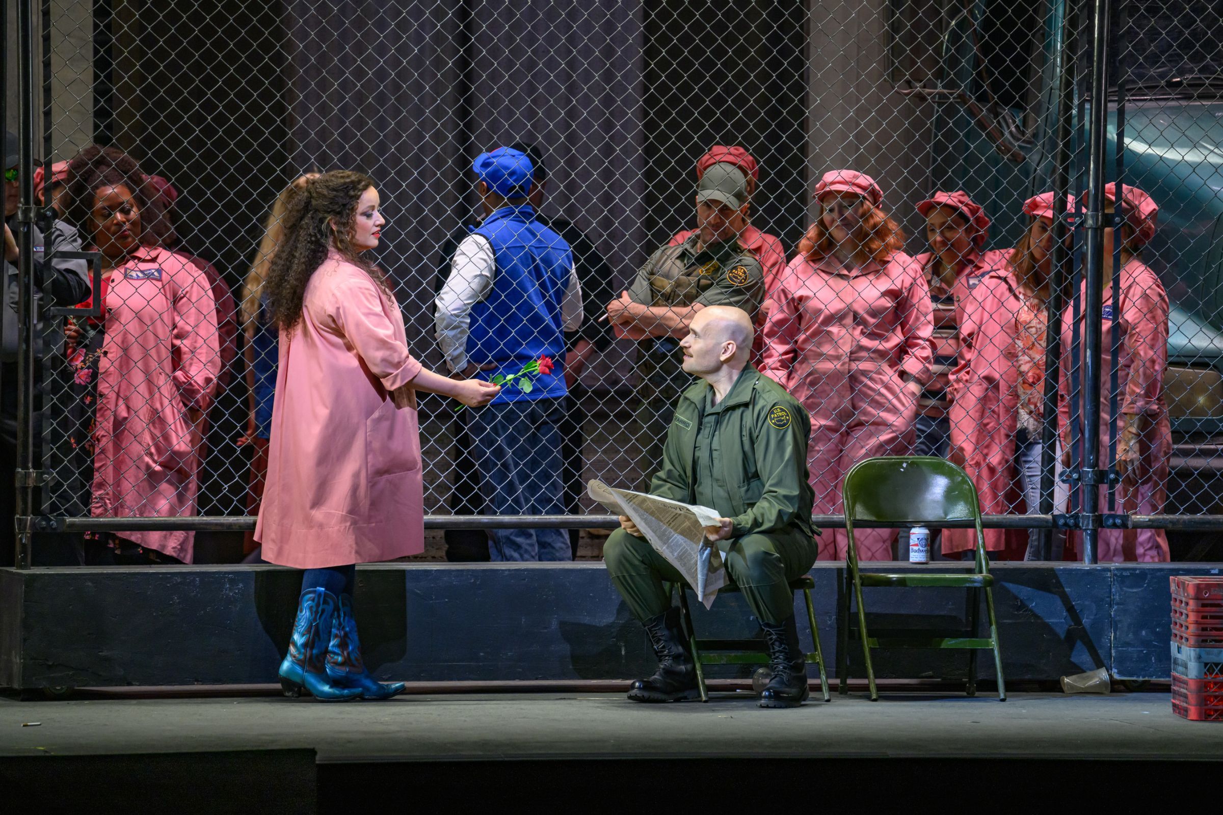 Clémentine Margaine (Carmen) and Michael Fabiano (Don José) &copy; Nina Wurtzel | Met Opera