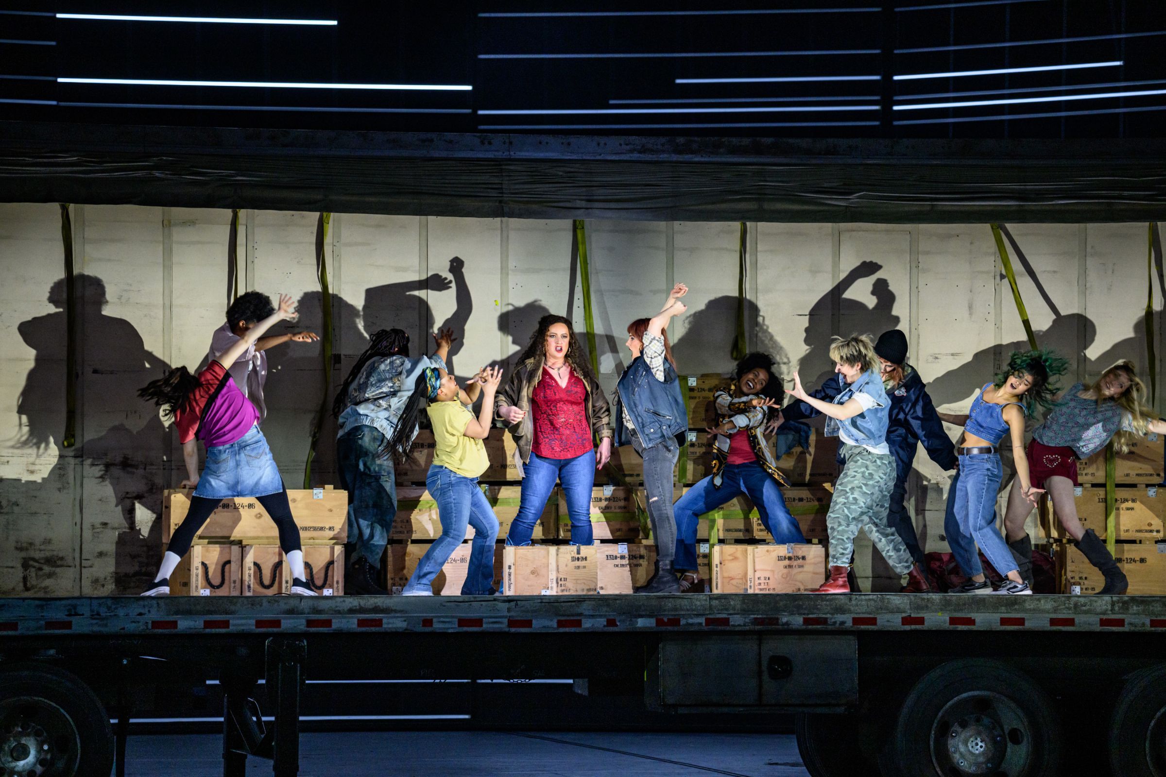 Clémentine Margaine (Carmen) and ensemble &copy; Nina Wurtzel | Met Opera
