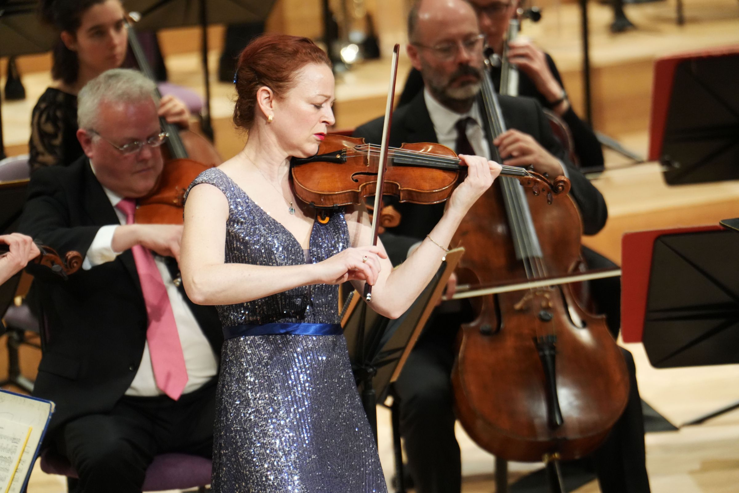 Carolin Widmann and the Hallé &copy; Alex Burns | The Hallé