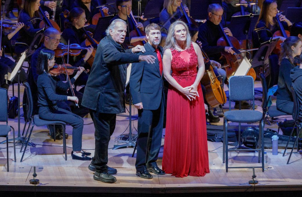 Albert Dohmen, G&uuml;nter Papendell and Sin&eacute;ad Campbell-Wallace &copy; London Philharmonic Orchestra