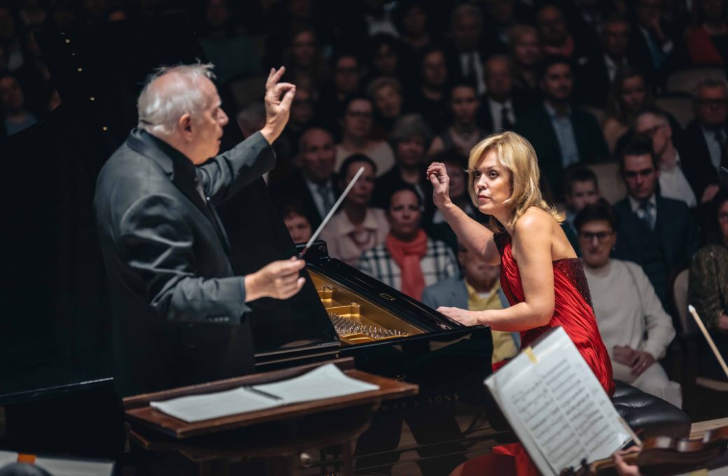 Leonard Slatkin and Olga Kern &copy; Petr Chodura
