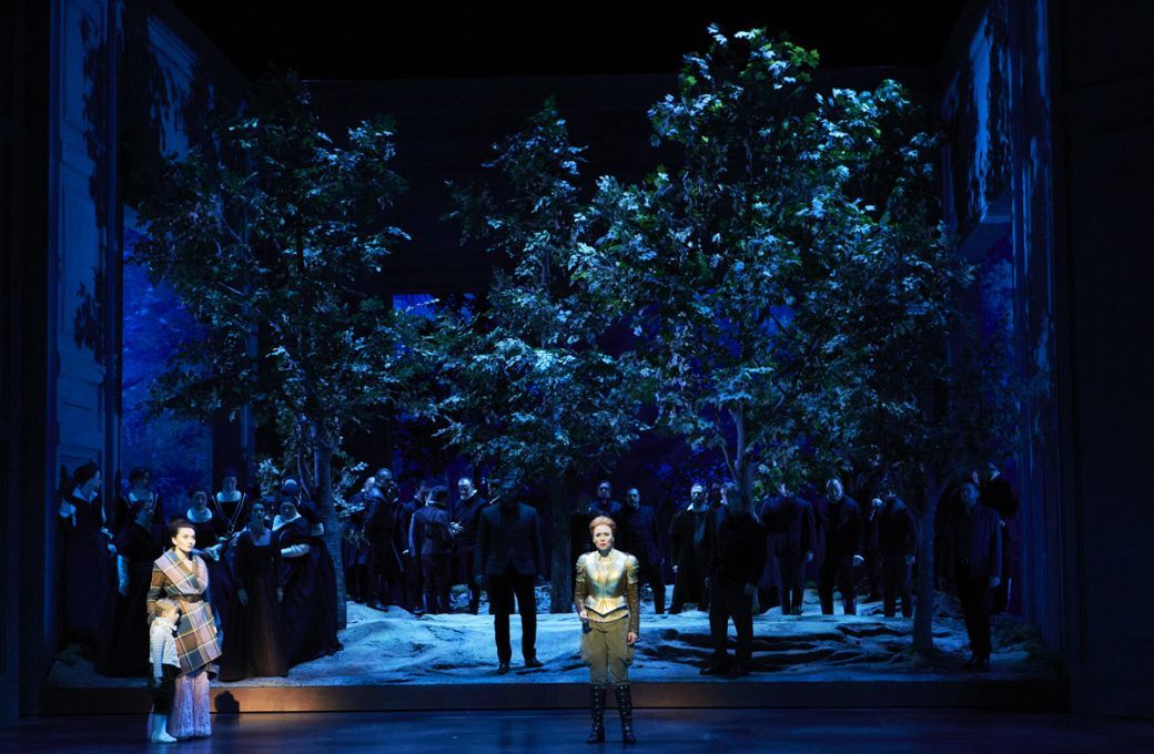 St&eacute;phanie d&rsquo;Oustrac (Maria Stuarda) and Elsa Dreisig (Elisabetta) &copy; Monika Rittershaus