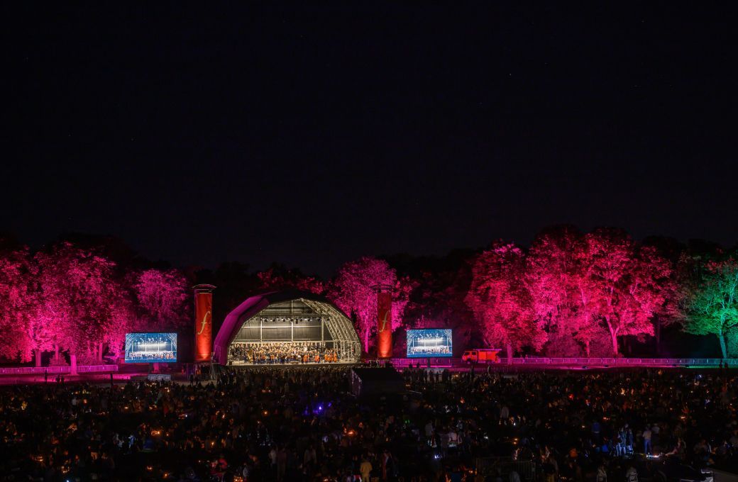 Concert pique-nique at Parc de Champagne, Reims © JB Delerue
