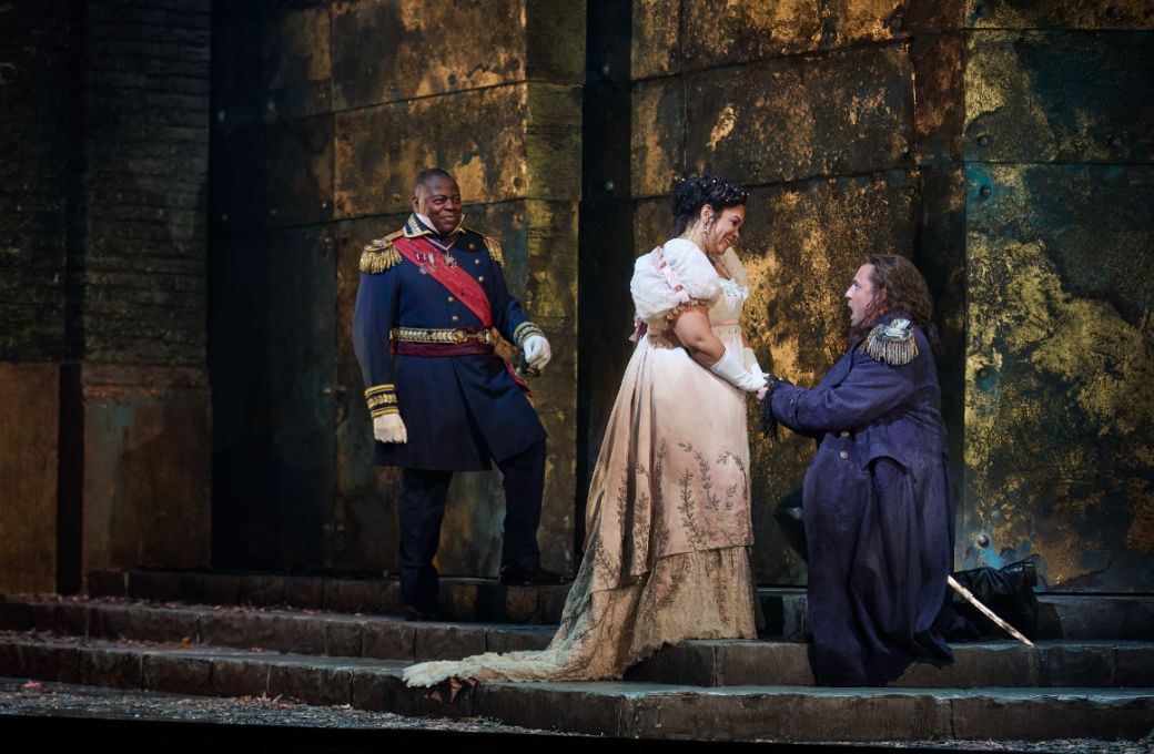Alfred Walker (Creonte), Janai Brugger (Glauce) and Matthew Polenzani (Giasone) © Michael Cooper