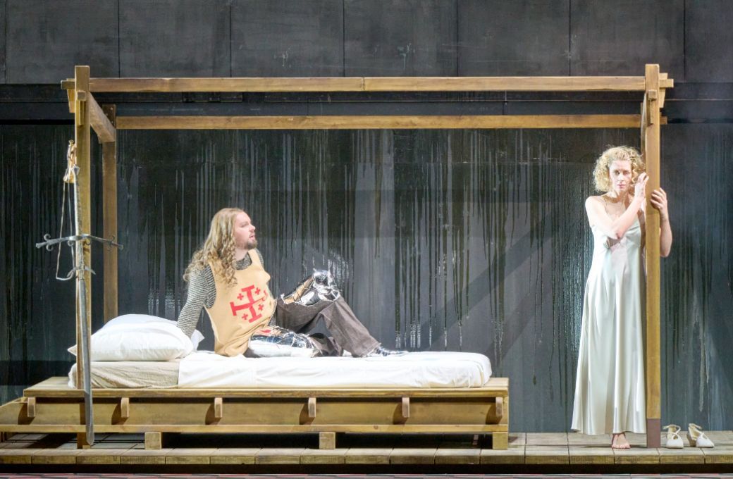 David Butt Philip (Lohengrin) und Malin Byström (Elsa) © Michael Pöhn | Wiener Staatsoper