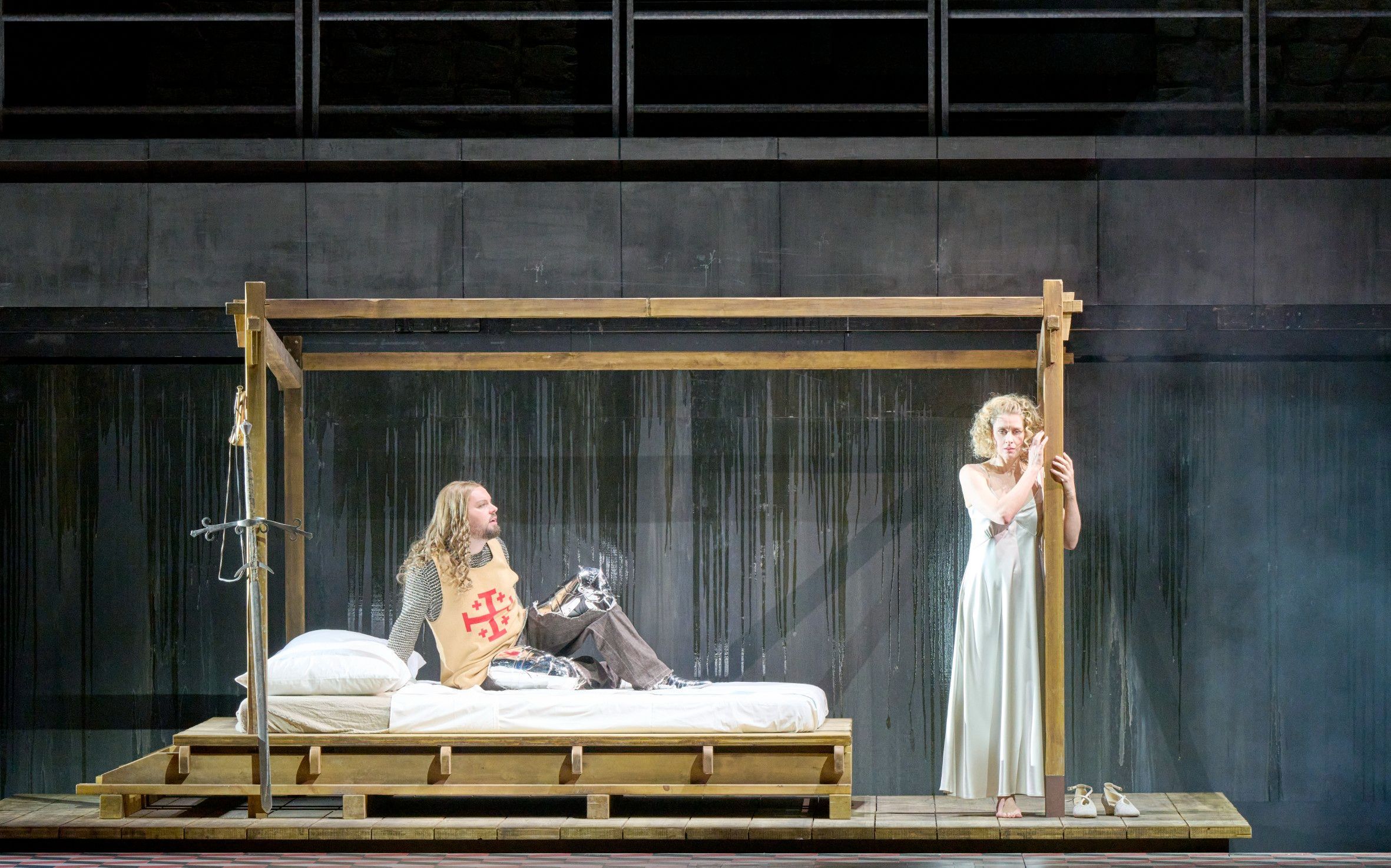 David Butt Philip (Lohengrin) und Malin Byström (Elsa) © Michael Pöhn | Wiener Staatsoper