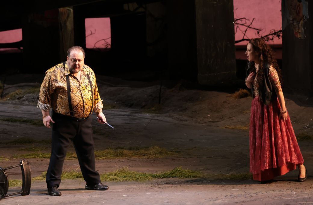 Fabio Sartori (Canio) and Irina Lungu (Nedda) &copy; Teatro alla Scala | Brescia e Amisano