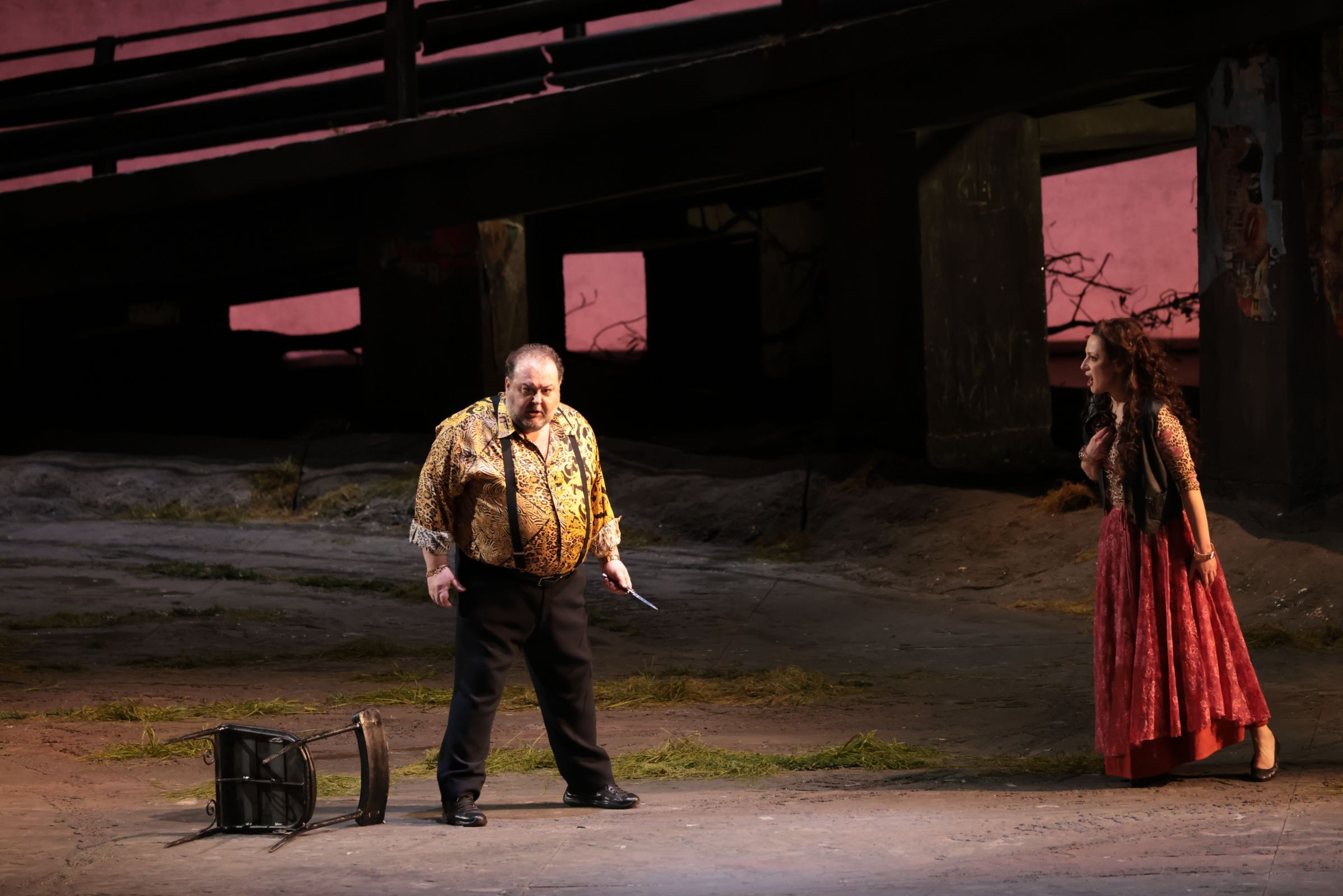 Fabio Sartori (Canio) and Irina Lungu (Nedda) &copy; Teatro alla Scala | Brescia e Amisano