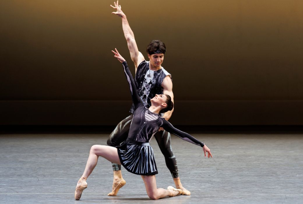 Tiler Peck and Roman Mejia in Justin Peck's <i>Dig the Say</i> © Erin Baiano