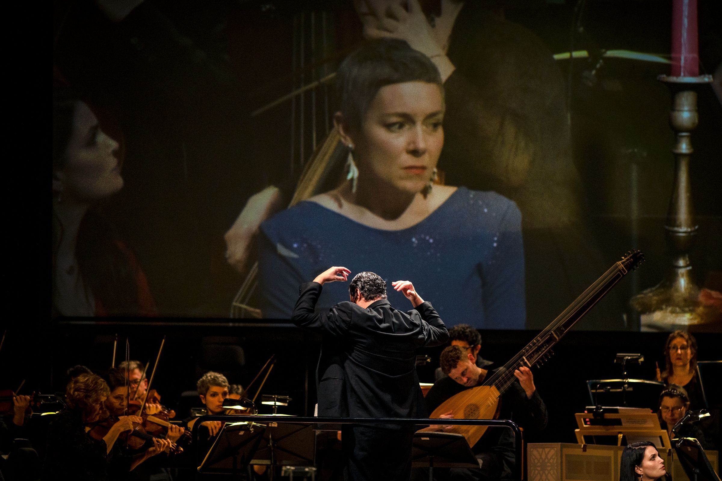Anna Dennis (Bellezza) and the FestspielOrchester Göttingen © Theodoro Da Silva