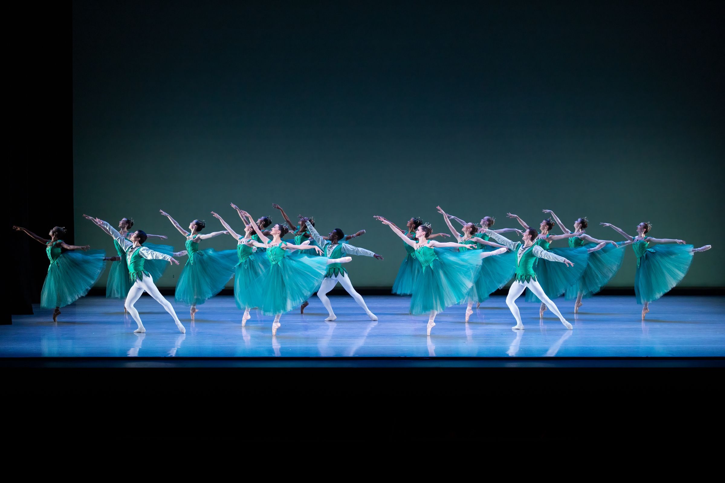 Kansas City Ballet in George Balanchine's <i>Emeralds</i> &copy; KCBalletMedia
