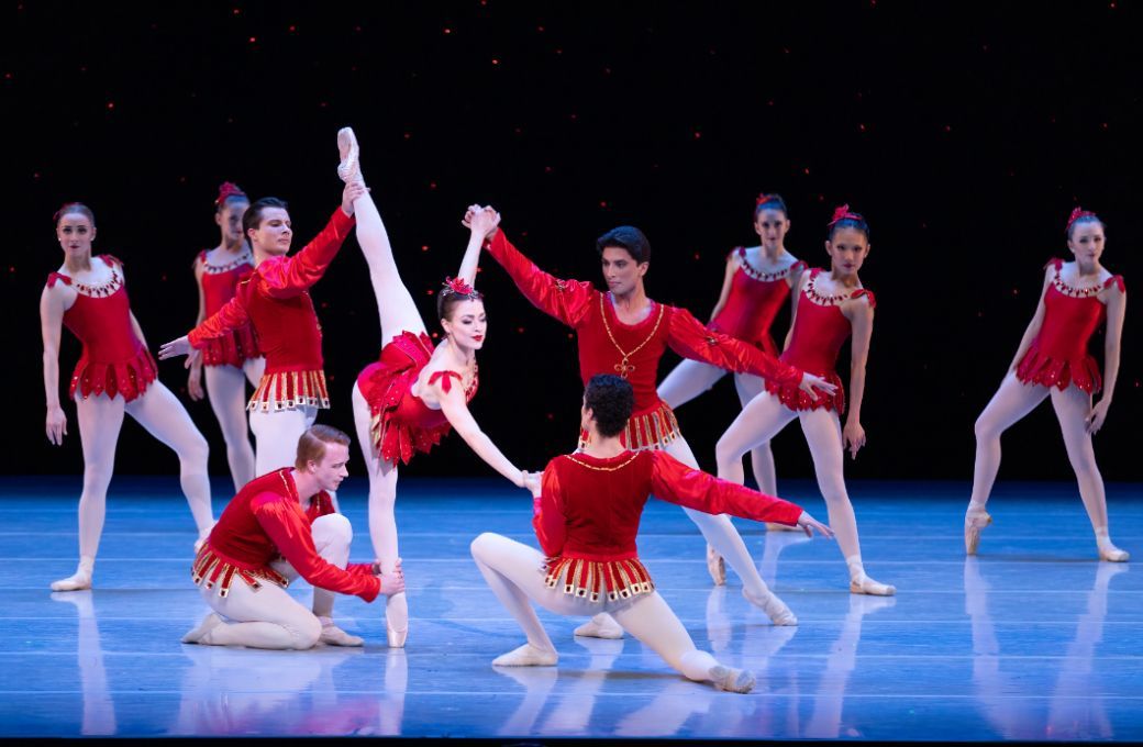 Kansas City Ballet in George Balanchine's <i>Rubies</i> &copy; KCBalletMedia
