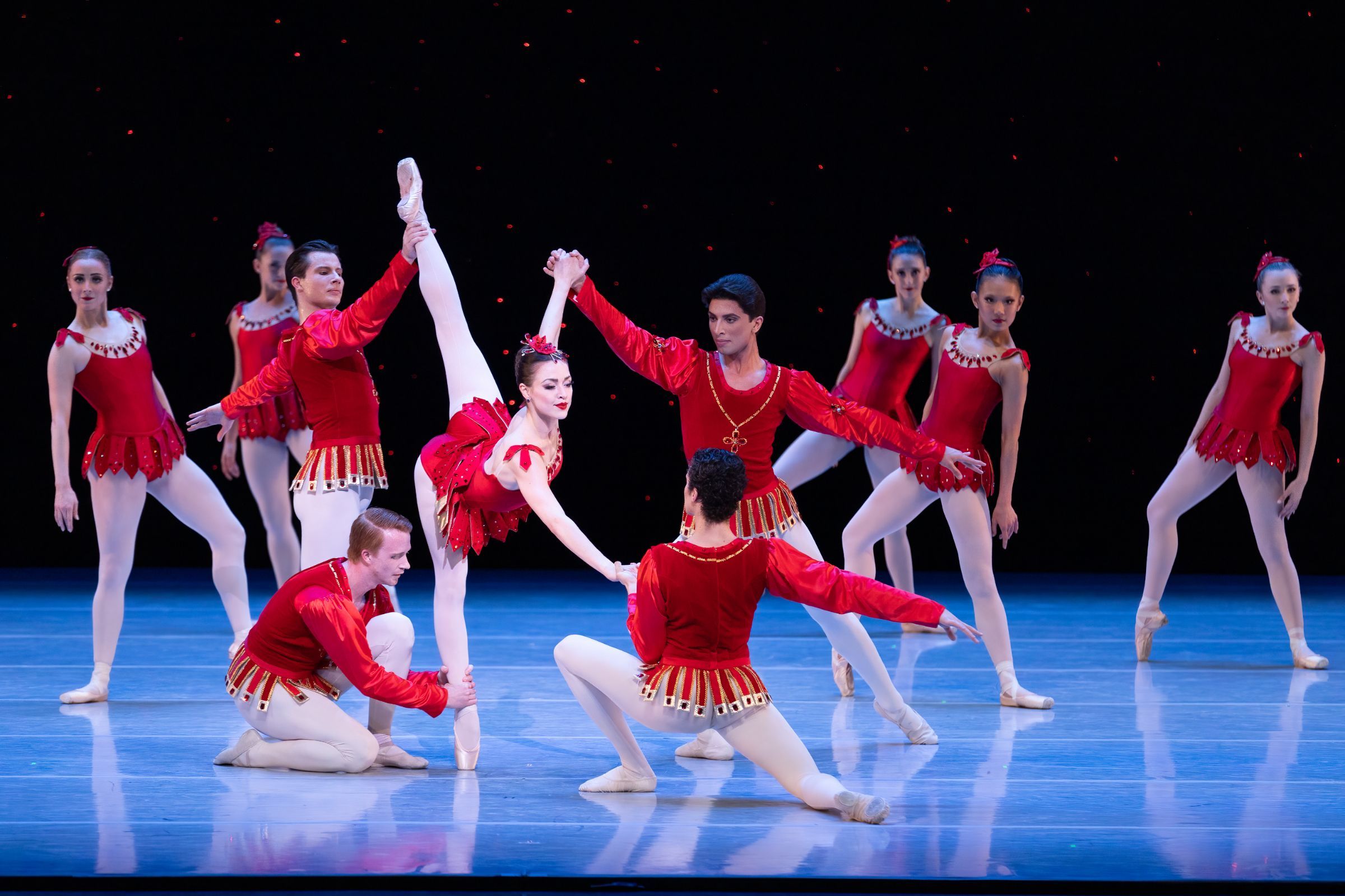 Kansas City Ballet in George Balanchine's <i>Rubies</i> &copy; KCBalletMedia