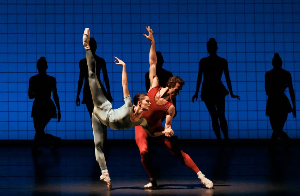 Unity Phelan and Anthony Huxley in Jerome Robbins' <i>Glass Pieces</i> © Erin Baiano