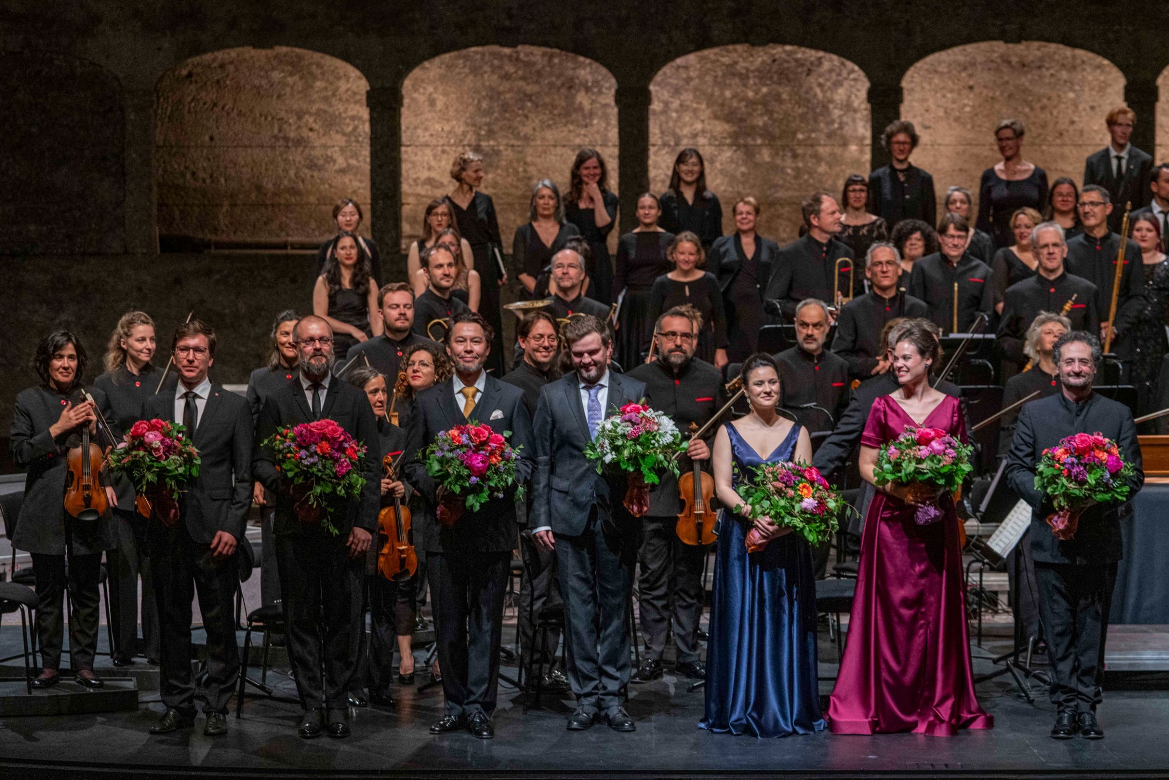 Soloists, Gianluca Capuano, Salzburg Bach Choir, Il Canto di Orfeo and Les Musiciens du Prince &copy; SF | Marco Borrelli