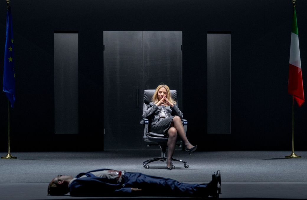 Daniel Behle (Tito) und Alexandra Marcellier (Vitellia) © SF | Marco Borrelli