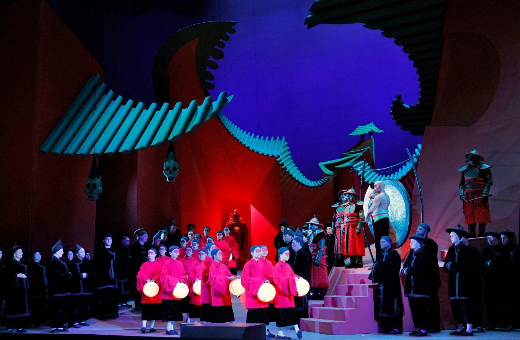 Compelling Turandot as LA Opera imports Hockney's spectacular designs ...