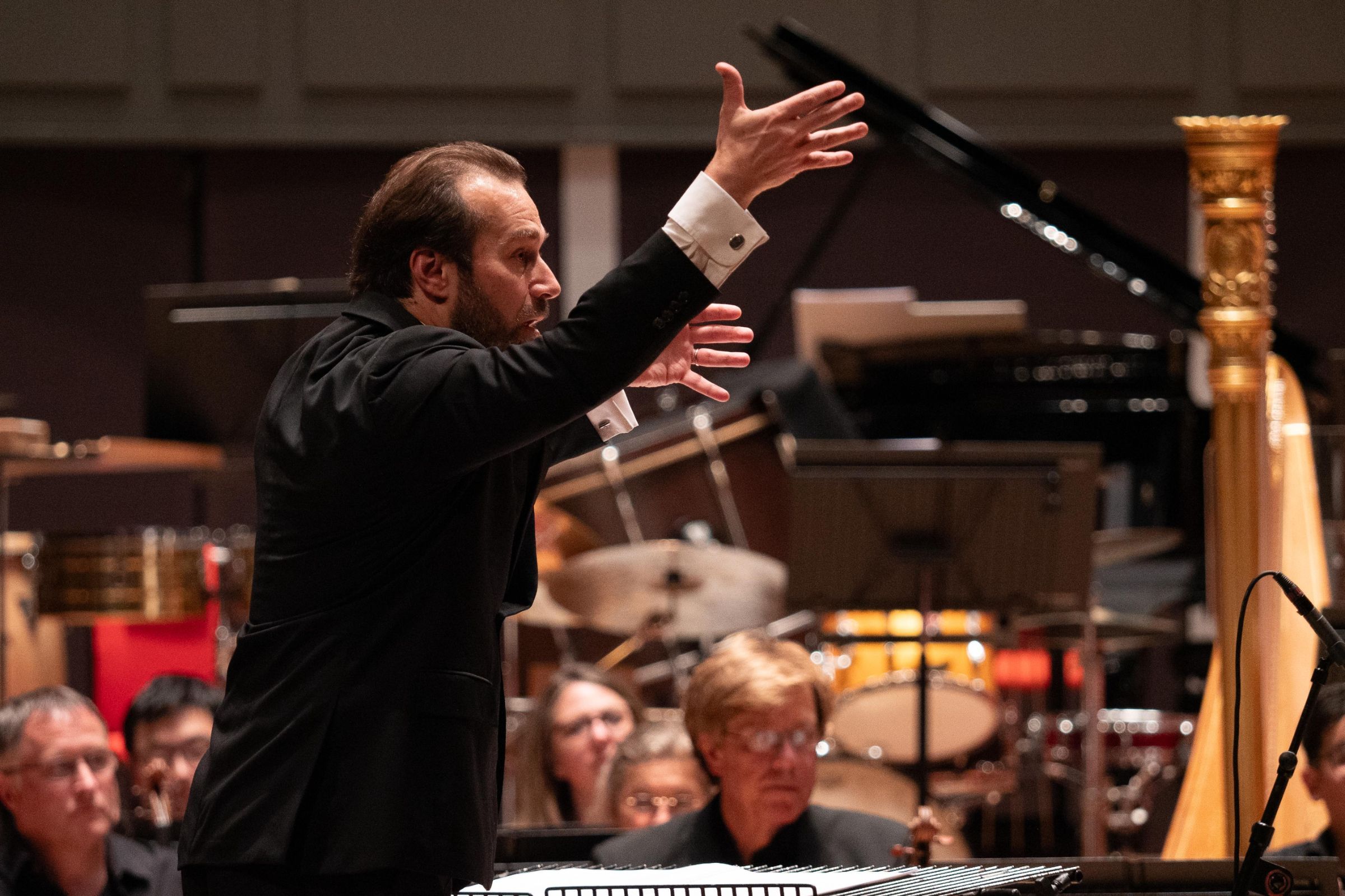 Fabien Gabel conducts the CBSO &copy; Hannah Fathers