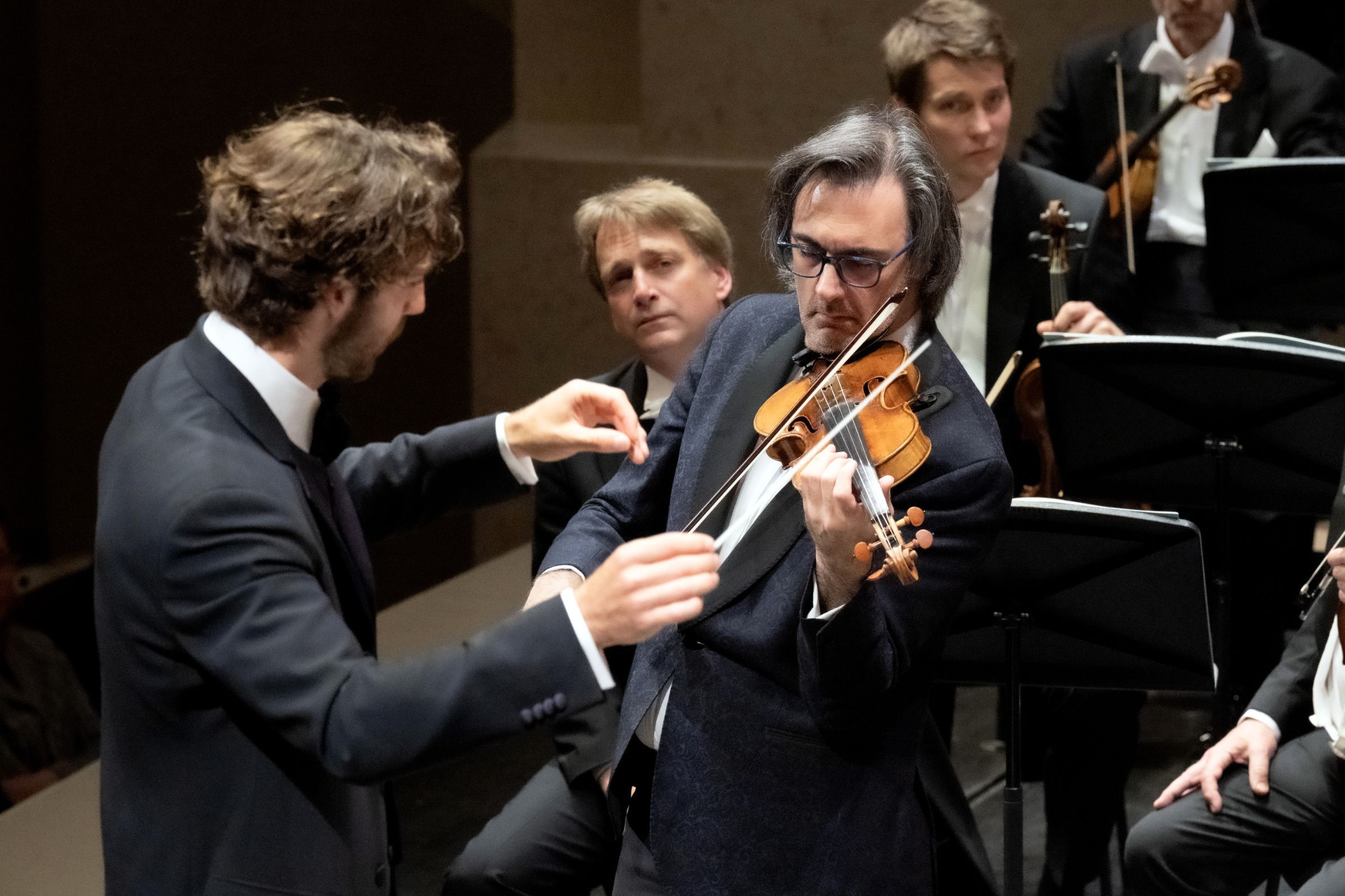 Lorenzo Viotti und Leonidas Kavakos &copy; Monika Rittershaus