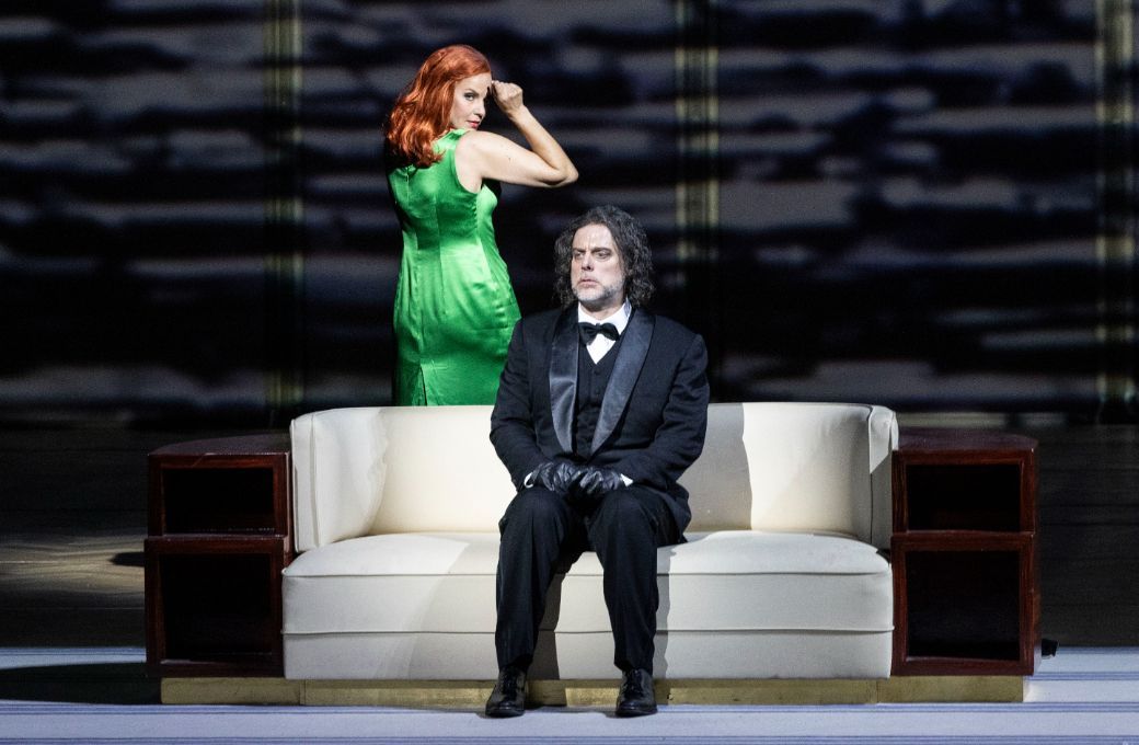 Elīna Garanča (Judith) and John Relyea (Bluebeard) &copy; Luciano Romano