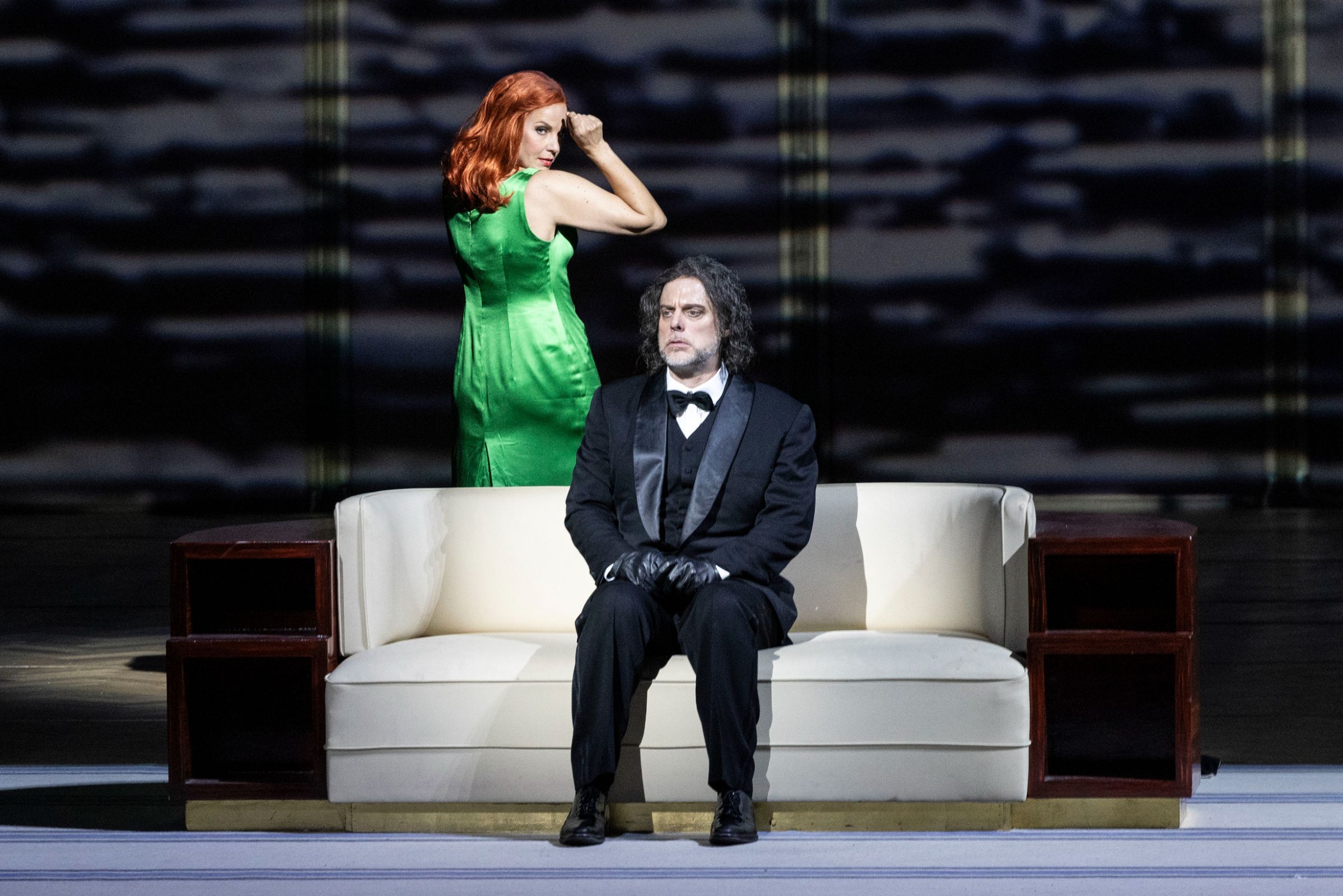 Elīna Garanča (Judith) and John Relyea (Bluebeard) &copy; Luciano Romano