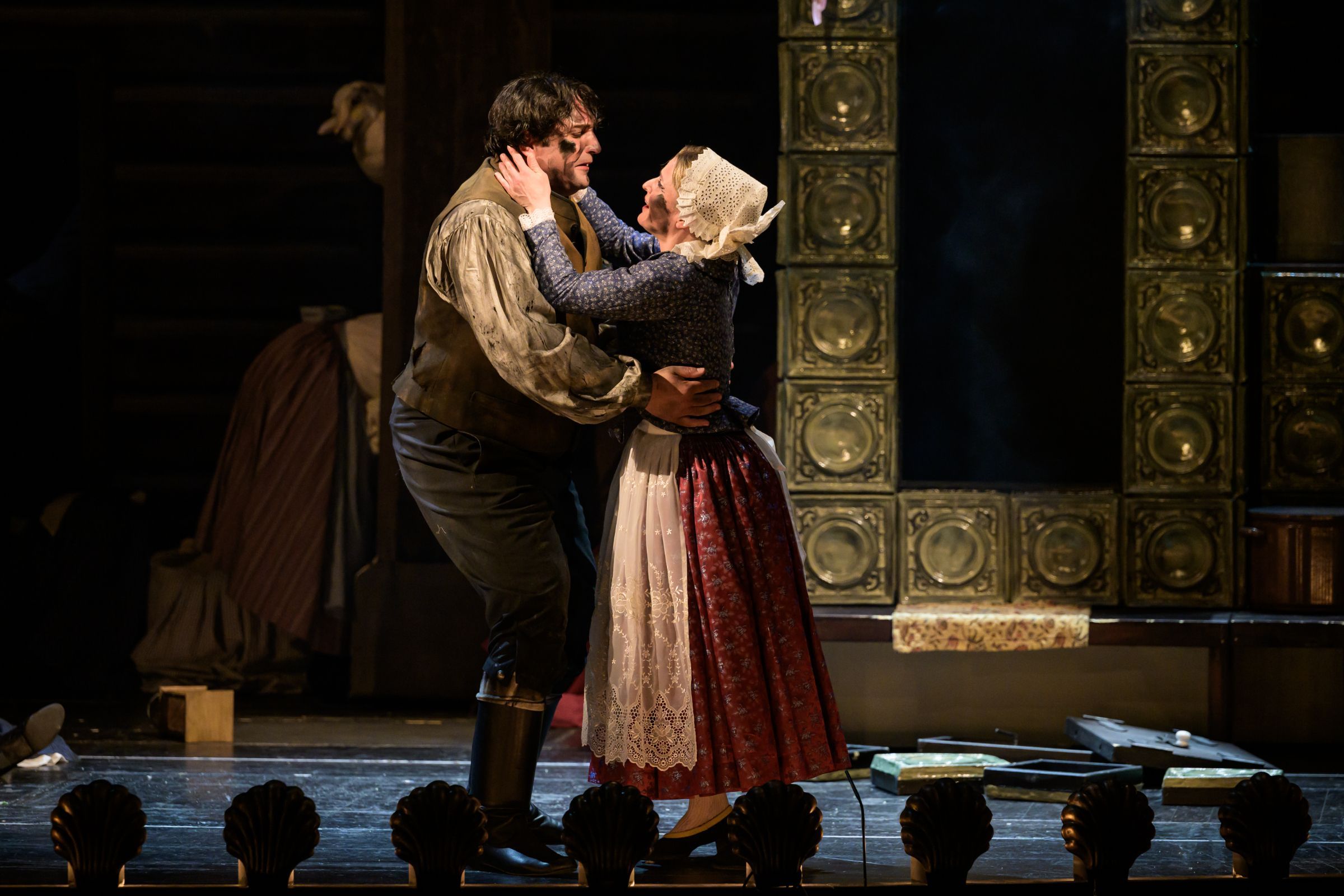 Adam Plachetka (Kalina) and Jana Kurucová (Miss Róza) &copy; Serghei Gherciu