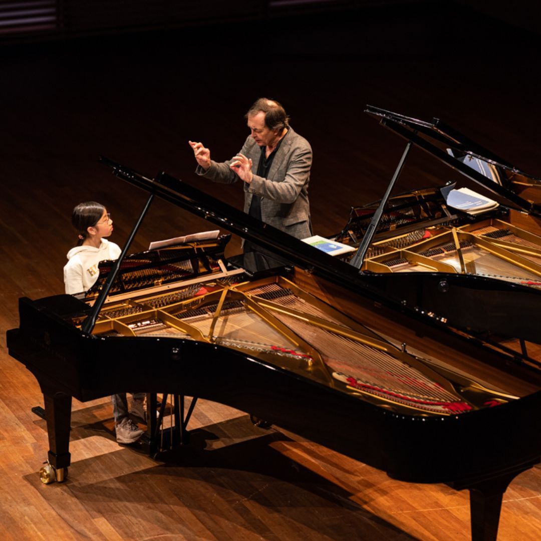 Pierre-Laurent Aimard leads a masterclass at the Kurtág Festival, 2023 &copy; Marieke Wijntjes