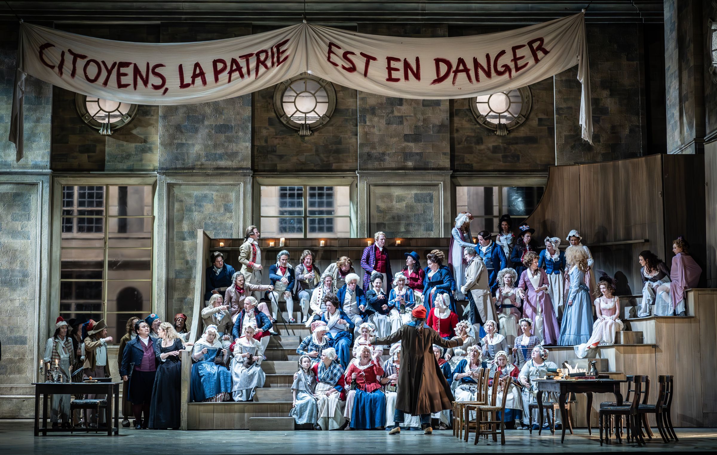<i>Andrea Chénier</i> Act 3 &copy; ROH | Marc Brenner
