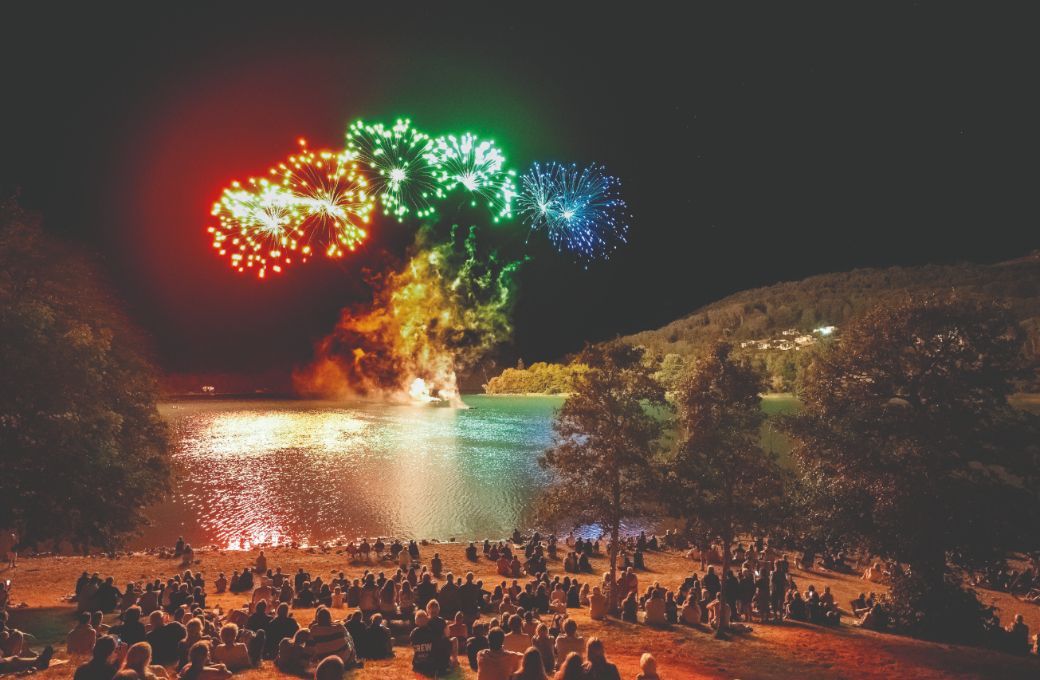 Un feu d'artifice au Festival Messiaen 2022 © Bruno Moussier