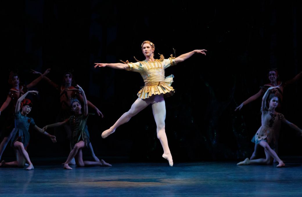 Joseph Gordon as Oberon in George Balanchine's <i>A Midsummer Night's Dream</i> &copy; Erin Baiano