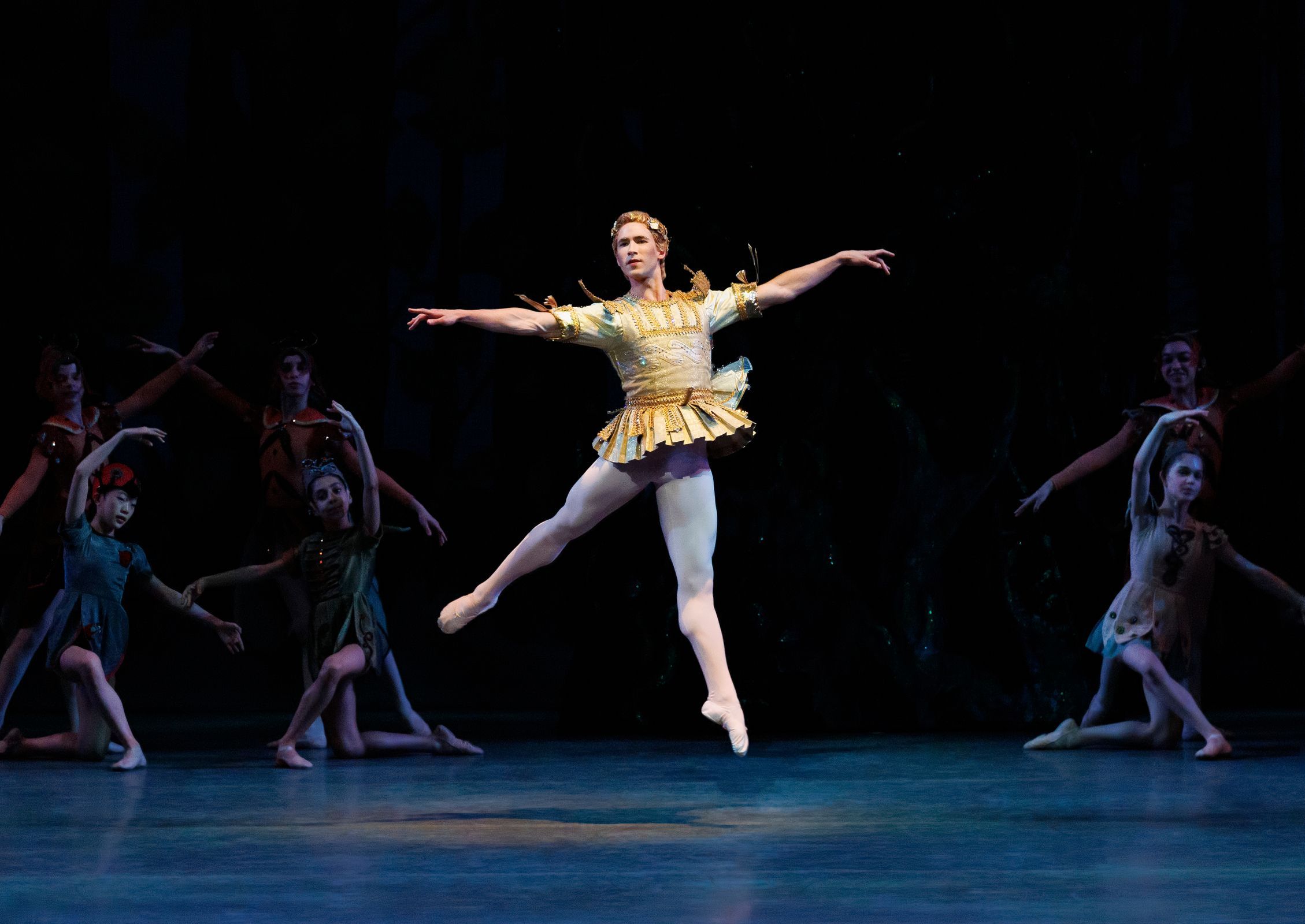 Joseph Gordon as Oberon in George Balanchine's <i>A Midsummer Night's Dream</i> © Erin Baiano