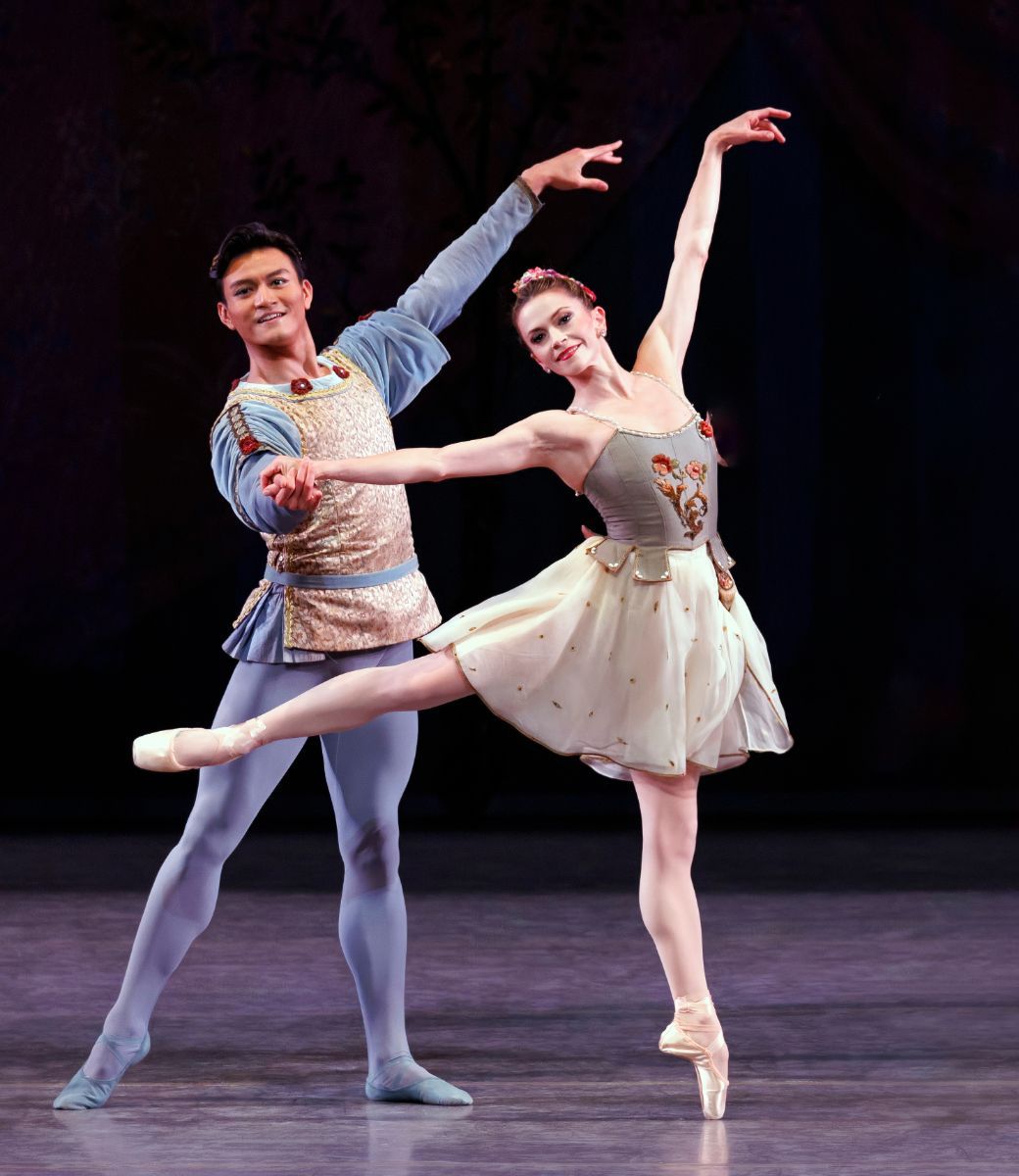Megan Fairchild and Chun Wai Chan in George Balanchine's <i>A Midsummer Night's Dream</i> © Erin Baiano