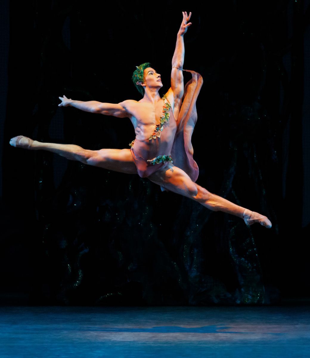 Roman Mejia as Puck in George Balanchine's <i>A Midsummer Night's Dream</i> © Erin Baiano