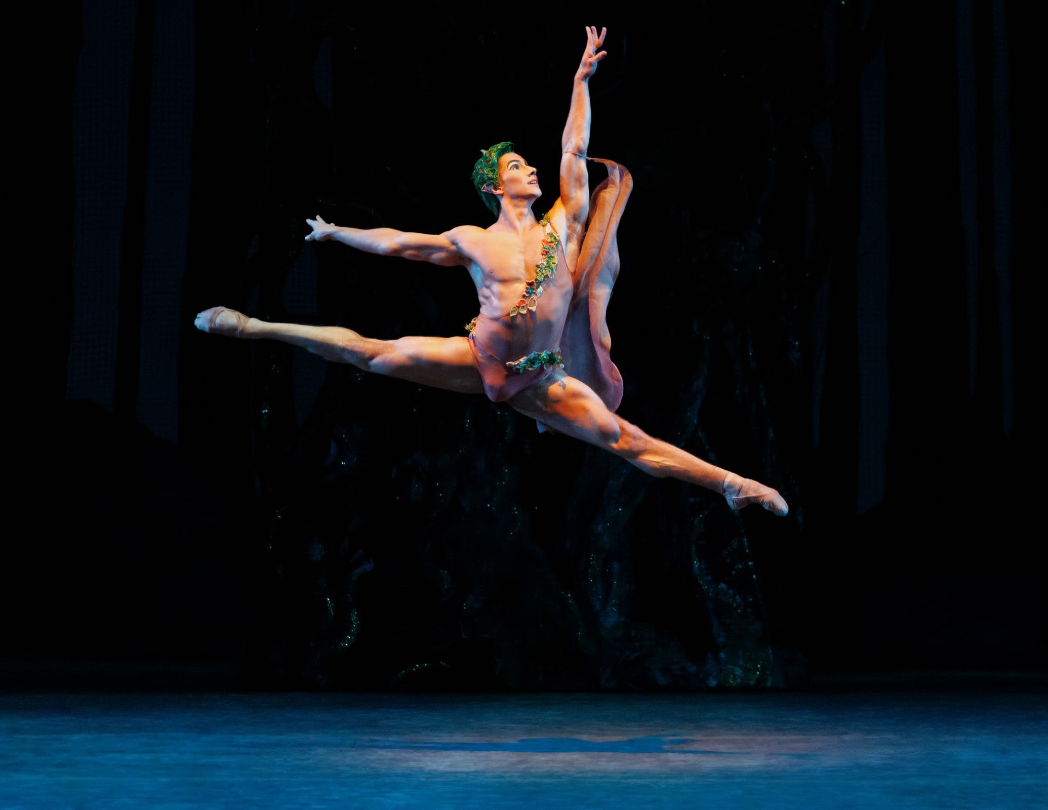 Roman Mejia as Puck in George Balanchine's <i>A Midsummer Night's Dream</i> © Erin Baiano