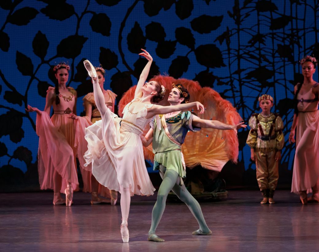 Unity Phelan and Peter Walker in George Balanchine's <i>A Midsummer Night's Dream</i> © Erin Baiano