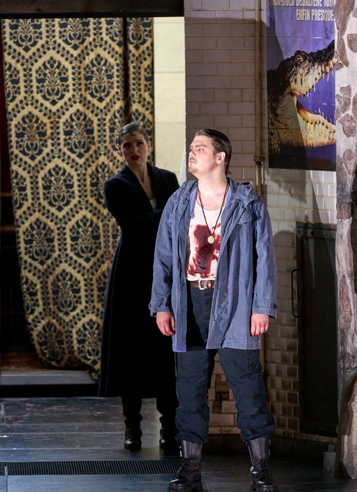 Patricia Nolz (Siébel) und Stefan Astakhov (Valentin) &copy; Wiener Staatsoper | Michael Pöhn
