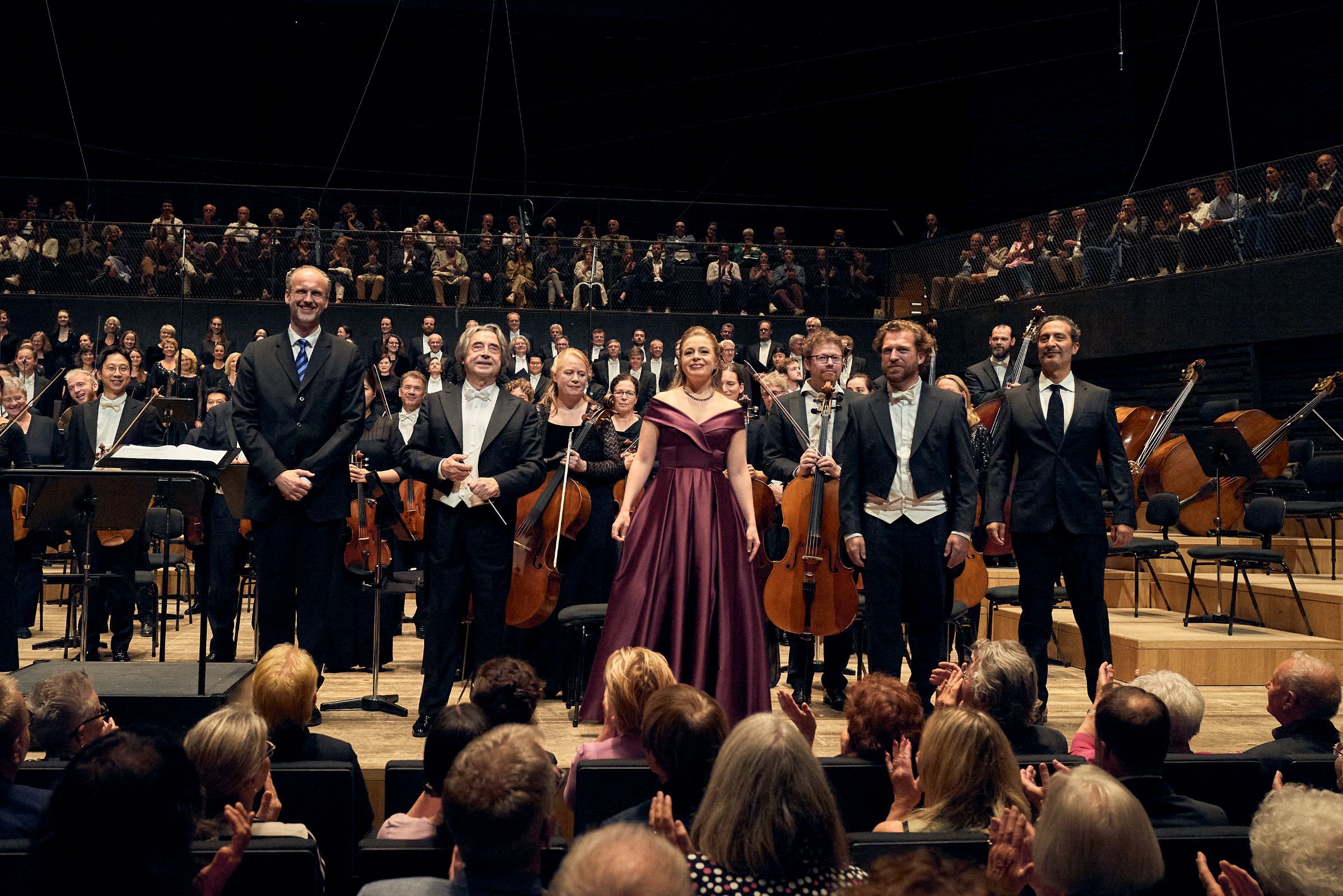 Peter Dijkstra, Riccardo Muti, Julian Prégardien und Vito Priante &copy; Severin Vogl